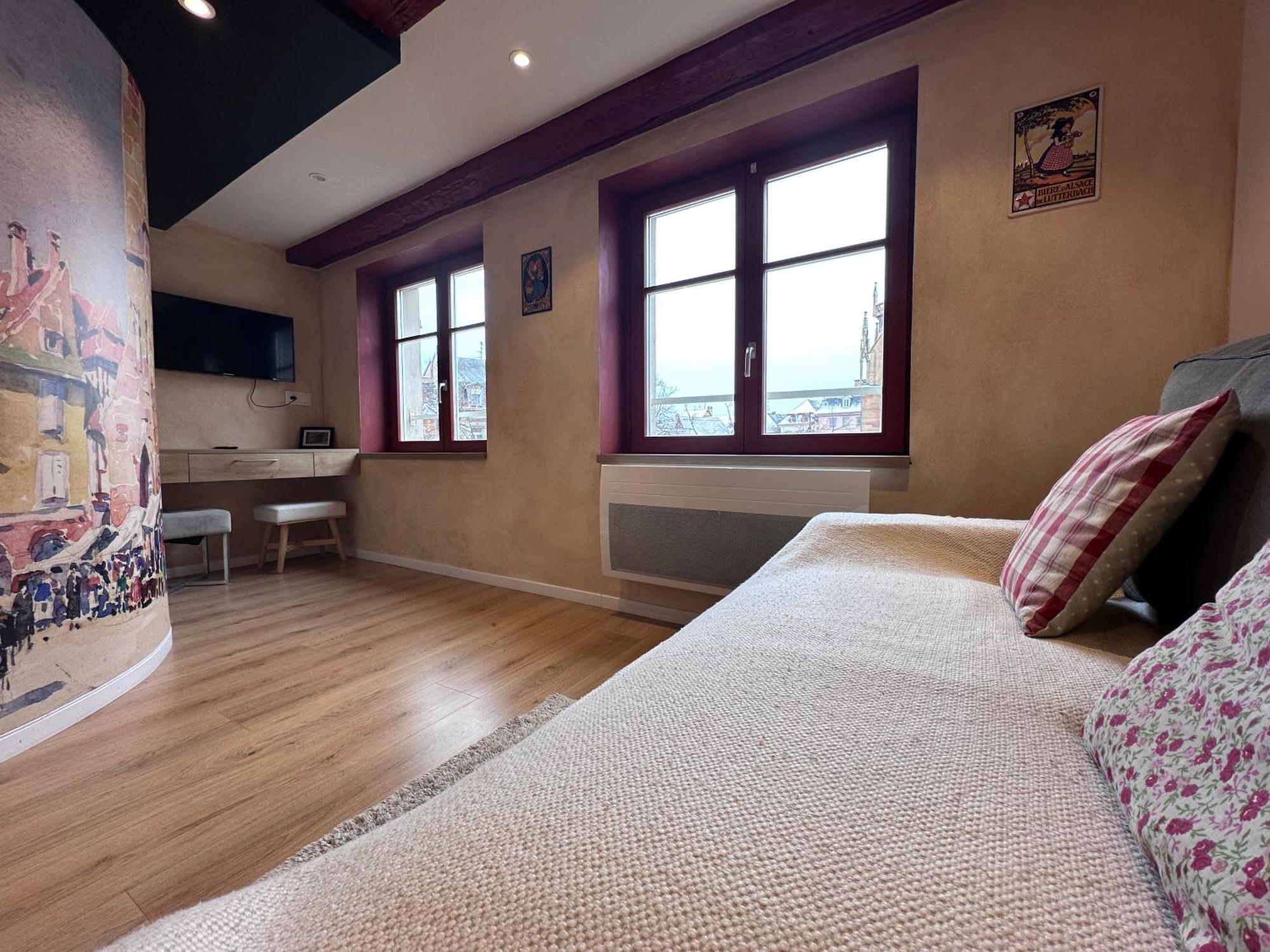 B'M Yerri - Appartement 4 Pers - Vue Cathedrale Colmar Eksteriør billede