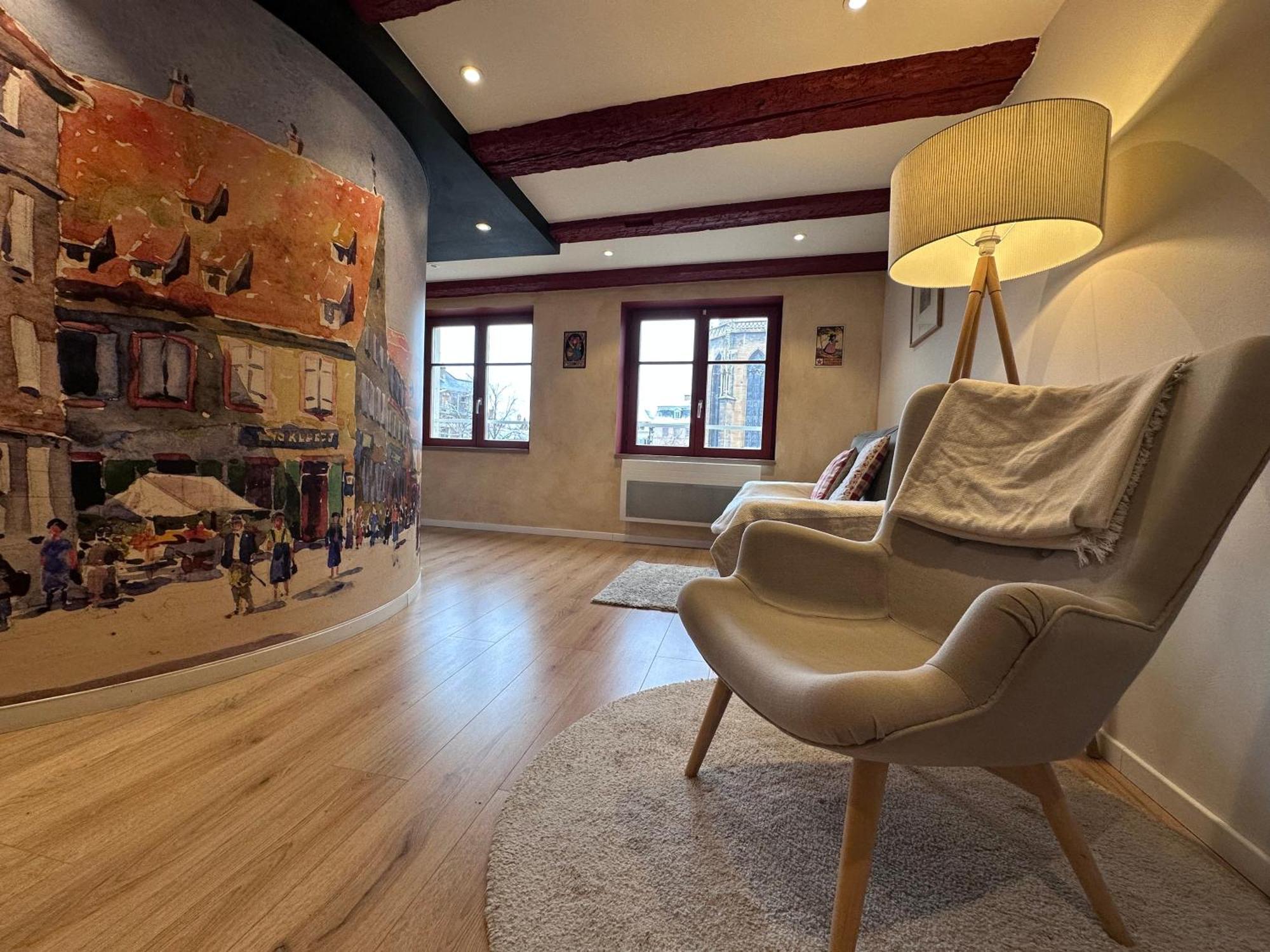 B'M Yerri - Appartement 4 Pers - Vue Cathedrale Colmar Eksteriør billede
